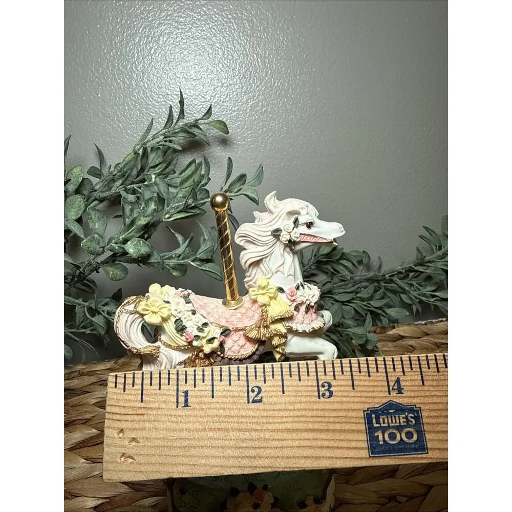 Heritage House Carousel Horse Figurine As Time Goes By Country Fair Decor Vtg